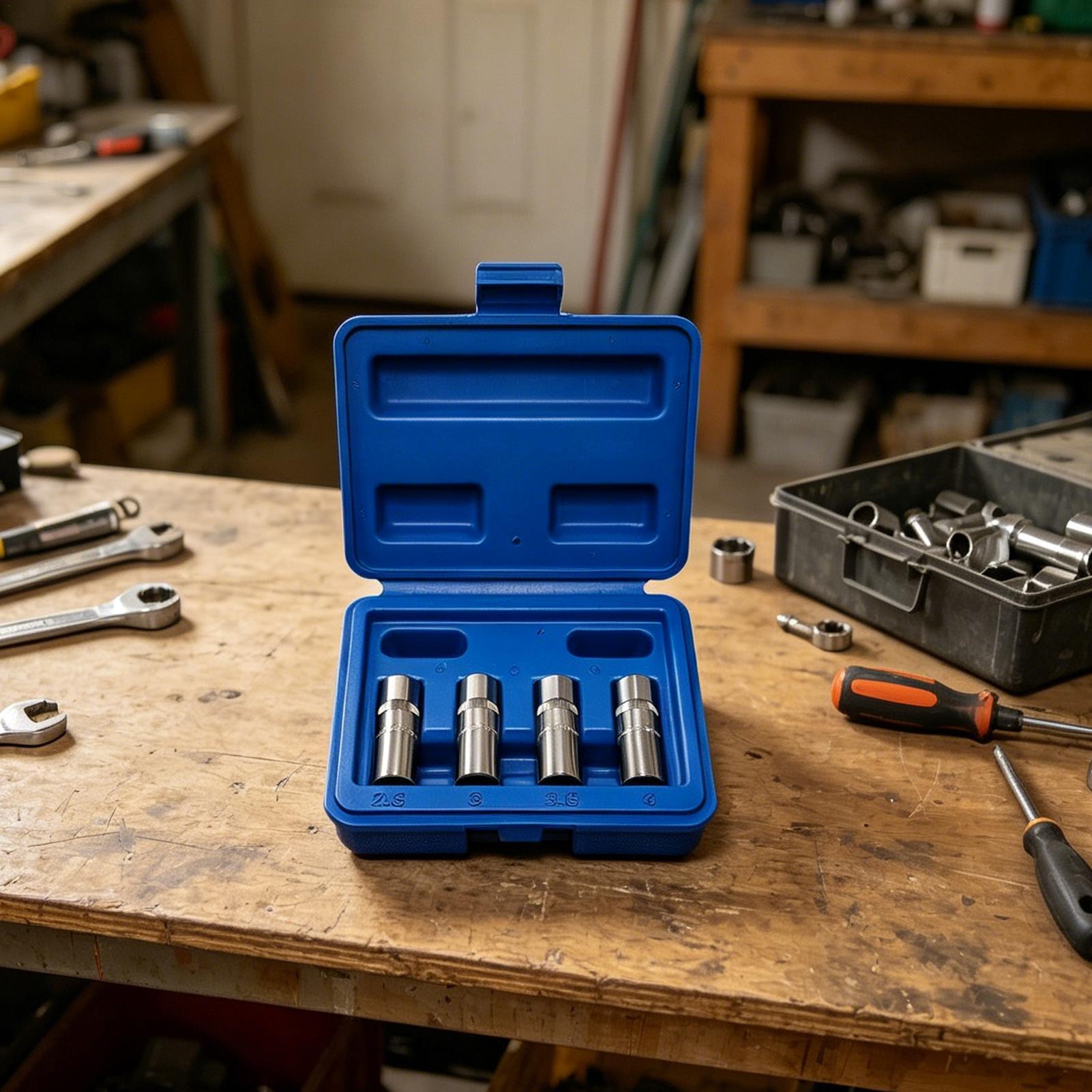 Extractor Set 4 Pieces 1/4Inch - Socket Set review and price
